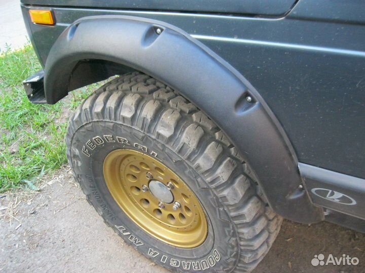 Расширители колёс арок нива 2121 3D под арки колес