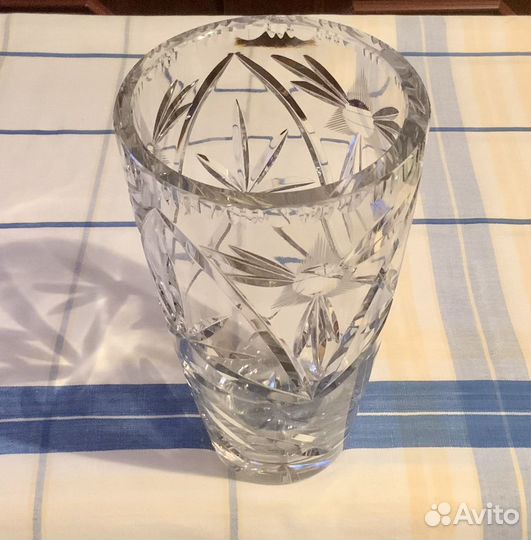 Ваза хрустальная СССР. Под цветы.Состояние отлично