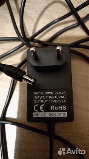 Адаптер Блок питания Зарядное 12 Вольт 12В 12V