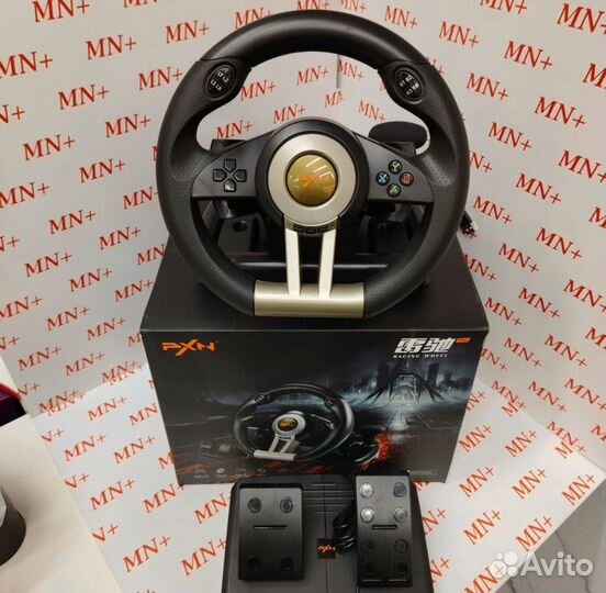 Игровой руль с педалями