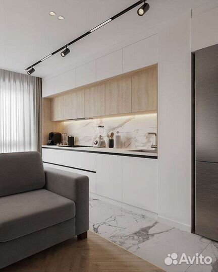 Кухня прямая, кухонный гарнитур, реальная цена