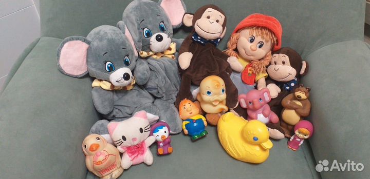 Мягкие и резиновые игрушки