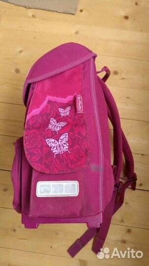 Рюкзак ранец школьный для девочек + сумка для смен