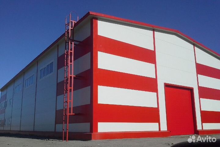 Быстровозводимые склады, ангары из сэндвич панелей