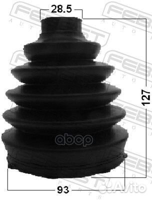 Пыльник ШРУСа внешнего (комплект) PVC;volvo XC90