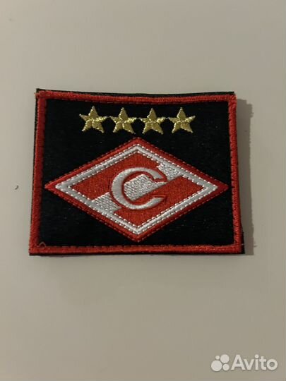 Нашивка шеврон патч Спартак