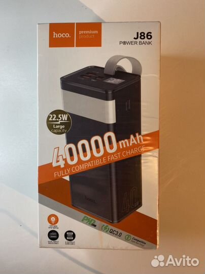 Повербанк 40000mAh Hoco J86 powerbank внешний акку