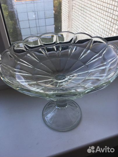 Фруктовница на ножке СССР