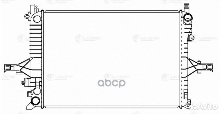 Радиатор охл. LRc 1056 luzar