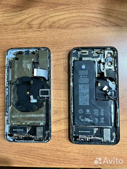 Корпус iPhone XS Black White