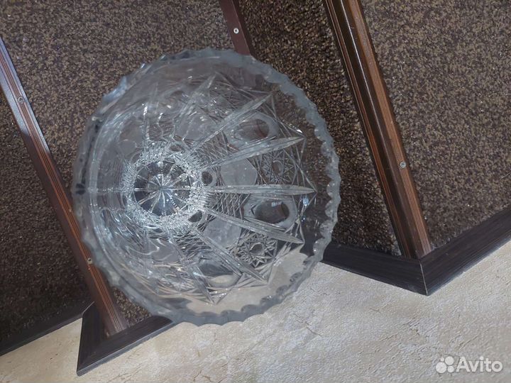 Ваза хрустальная из СССР