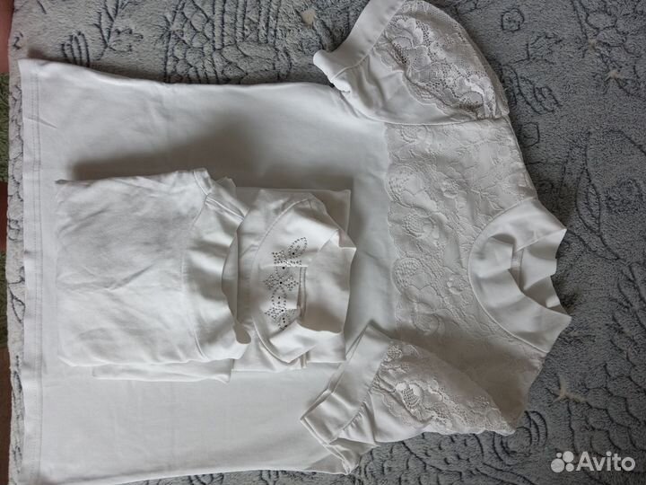 Рубашки школьные для девочки 128