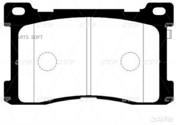 CTR GK0505 / ckkh-51 Колодки тормозные дисковые пе