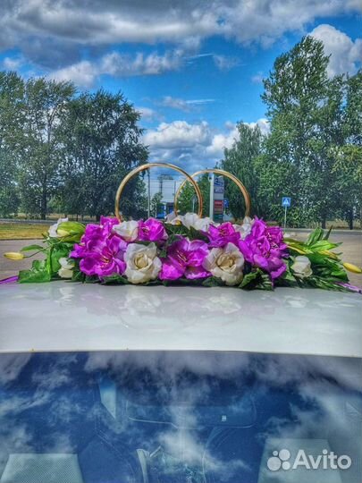 Кольца свадебные на машину