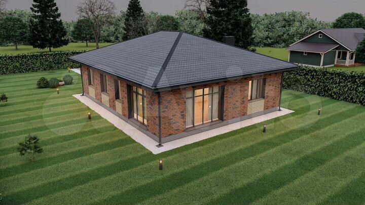 Коттедж 125 м² на участке 8 сот.