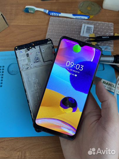 Дисплей для samsung a315f (a31) в сборе - (amoled)
