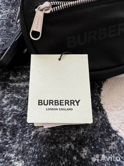 Сумка Burberry Cannon Branded Nylon Belt/Crossbody