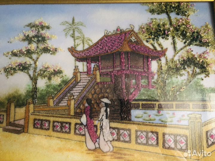 Картина с драгоценными камнями