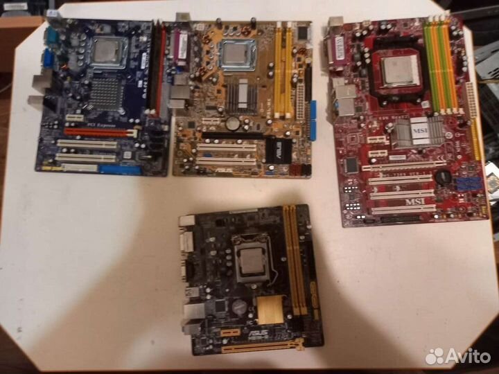 Компьютерные комплектующие (возможен обмен)