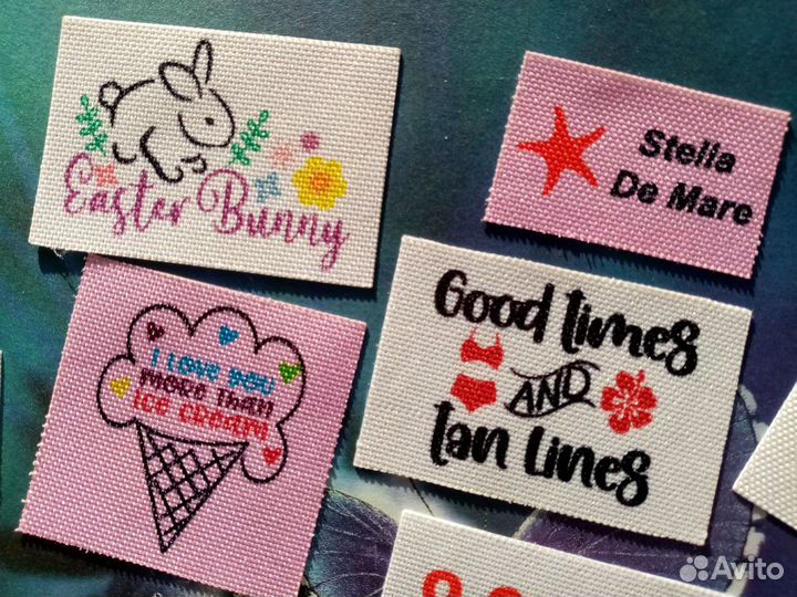 Нашивка бирка шеврон полноцветная