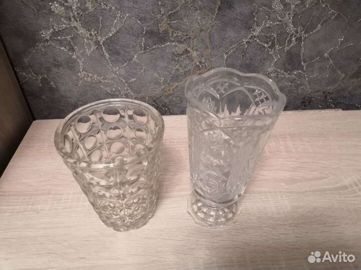 Ваза хрустальная