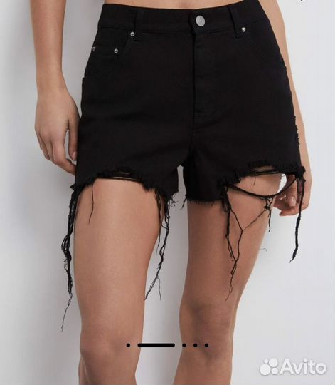 Шорты джинсовые рваные новые