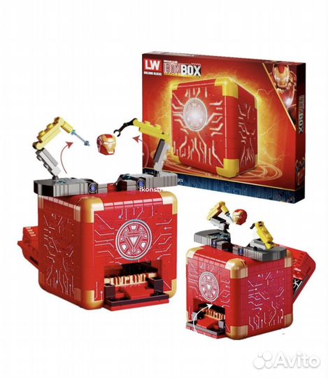 Конструктор Стальной Ящик Ниндзя 503 дет