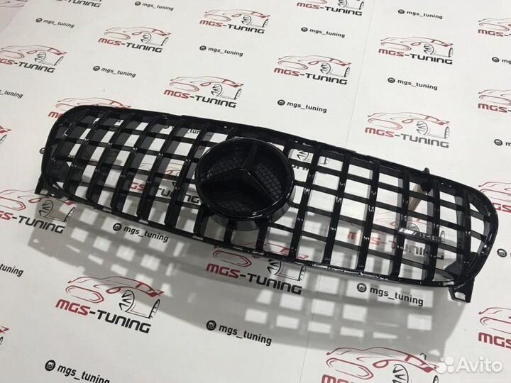 Решетка GLA GT-Style Black 16-н.в. + AMG