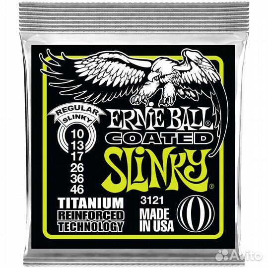 Струны для электрогитары Ernie Ball 3121 Titanium