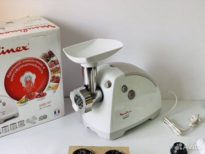 Электромясорубка Moulinex с овощерезкой HV8