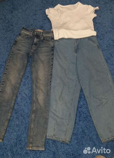 Вещи на девочку джинсы, лонг,разм. 146-164