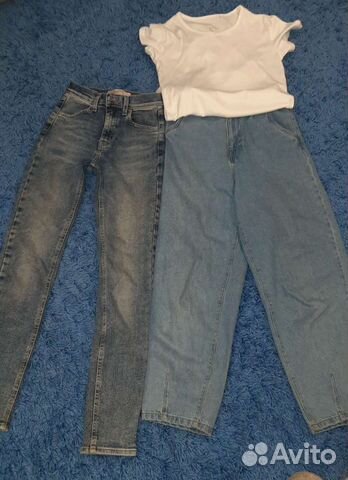 Вещи на девочку джинсы, лонг,разм. 146-164