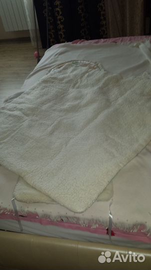 Овчина Конверт на выписку зимний, одеяло, шапка