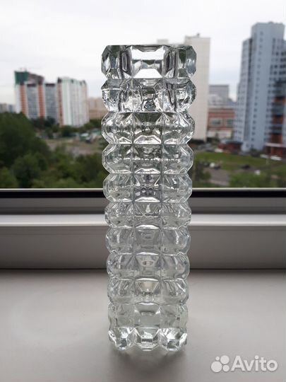 Ваза стекло период СССР Чехословакия