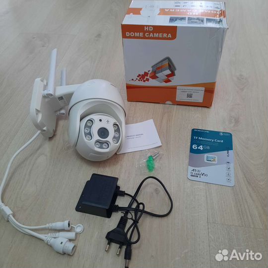 Камера видеонаблюдения wifi уличная. Новая