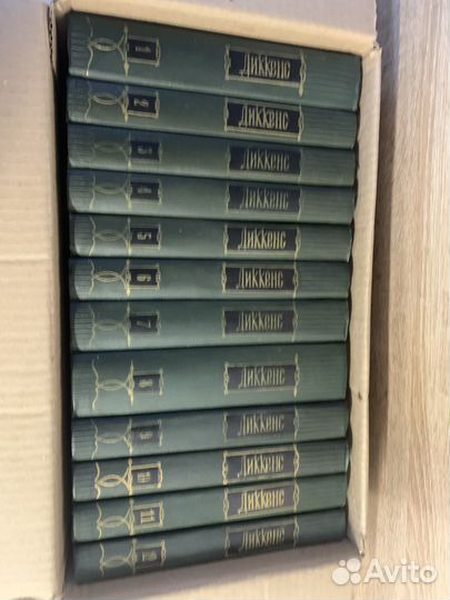 Собрание сочинений Чарлз Диккенс 12 томов