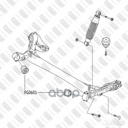 Сайлентблок FG0601 fixar