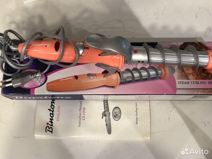 Щипцы для завивки волос с паром Binatone