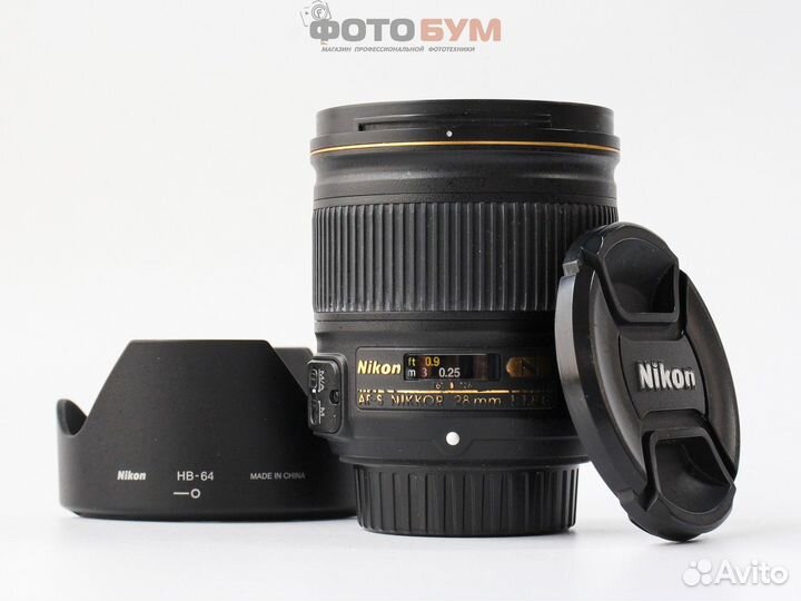 Объектив Nikon AF-S 28mm f1.8G