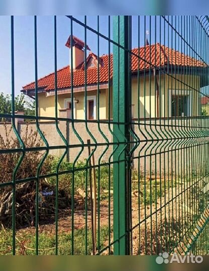 Забор из 3д сетки