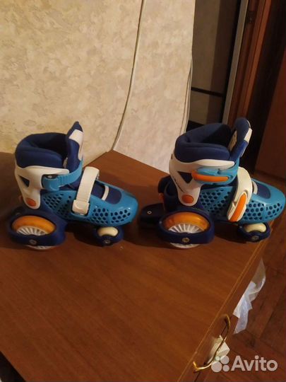 Роликовые коньки детские раздвижные