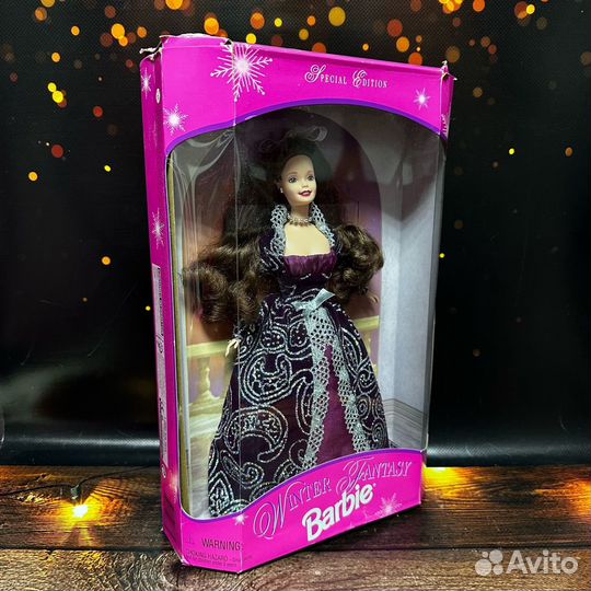 Барби 90х Winter Fantasy Barbie 1996 Indonesia