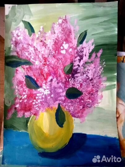 Картины - бумага, пастель, гуашь, акварель