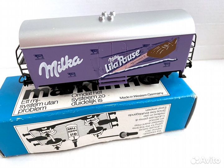 Вагон грузовой - рефрижератор Marklin H0 - Milka