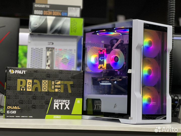 Игровой пк Core i5 10th RTX2060 6g 16g озу SSD