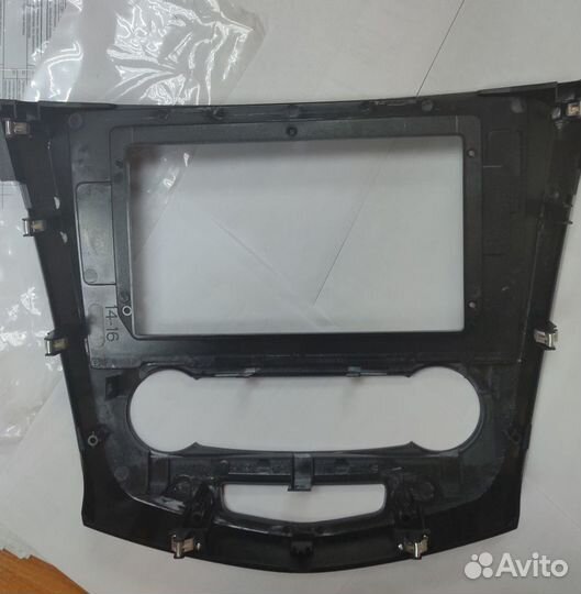 Рамка для магнитолы шгу на nissan X-trail