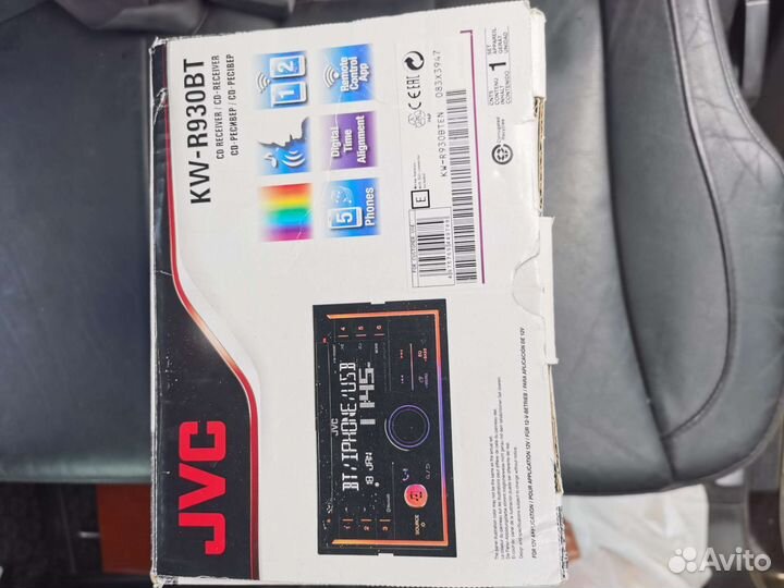 Автомагнитола JVC kw-r 930bt