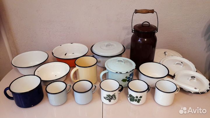 Эмалированная посуда СССР