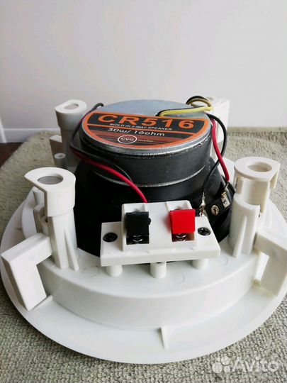 Динамик встраиваемый, потолочный