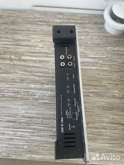 Сабвуфер Sony xplod 1300w + усилитель Mystery